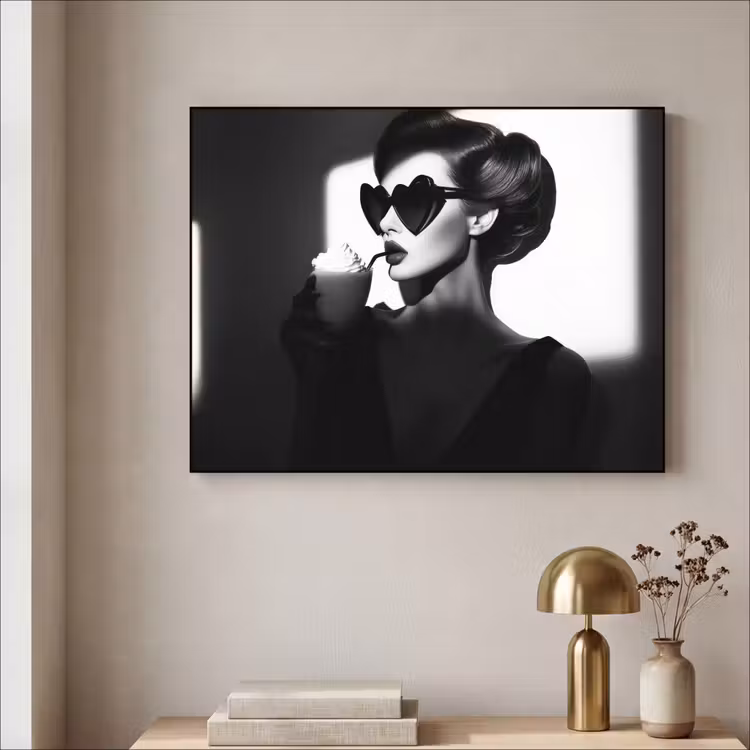 Art Frame - Vrouw - Zwart - Hart — 5