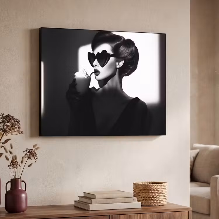 Art Frame - Vrouw - Zwart - Hart — 7