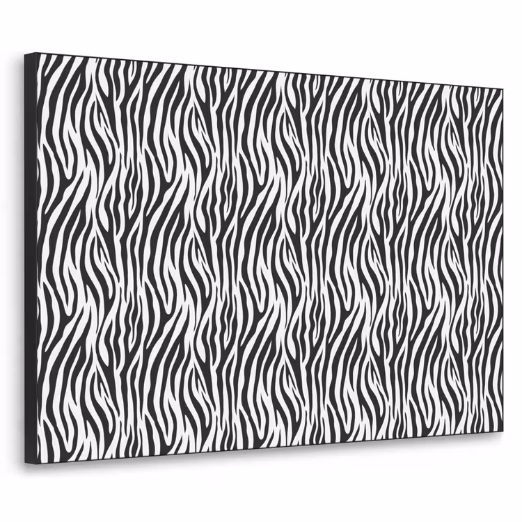 Art Frame - Zwart - Wit - Zebra - Patroon — 1