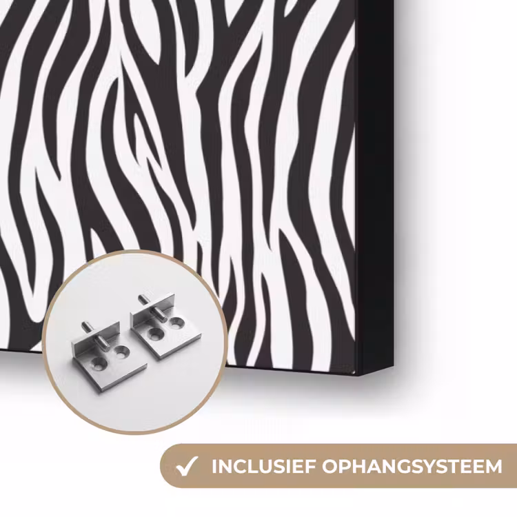 Art Frame - Zwart - Wit - Zebra - Patroon — 6