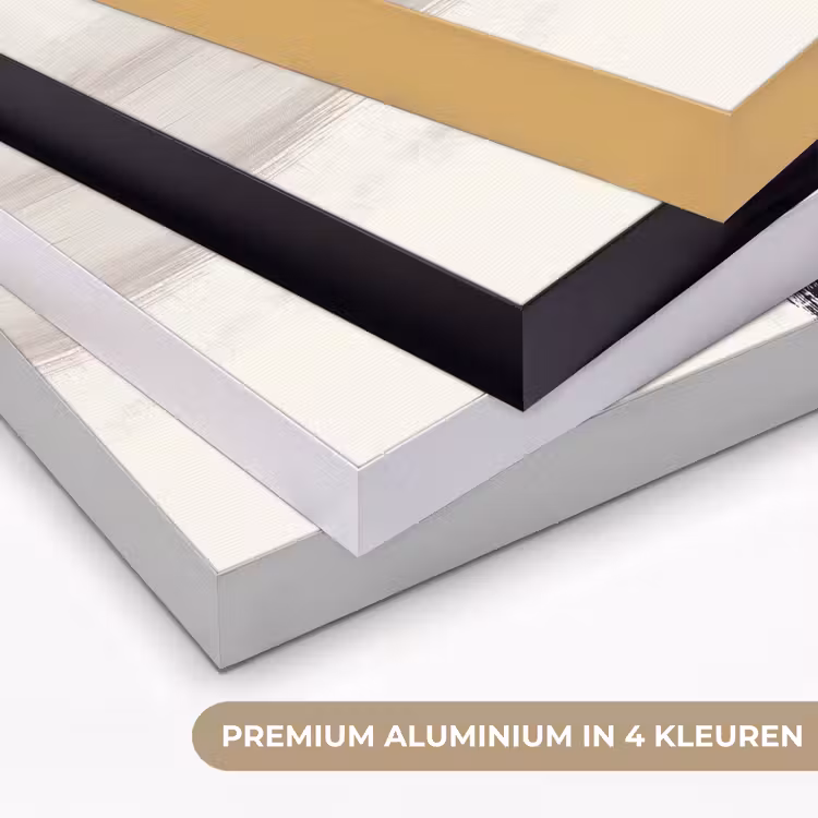 Art Frame - Vormen - Penseelstreken - Abstract - Goud — 2