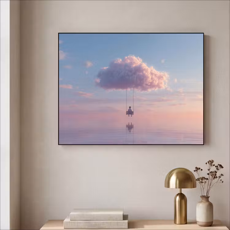 Art Frame - Wolk - Schommel - Kleurrijke lucht — 5