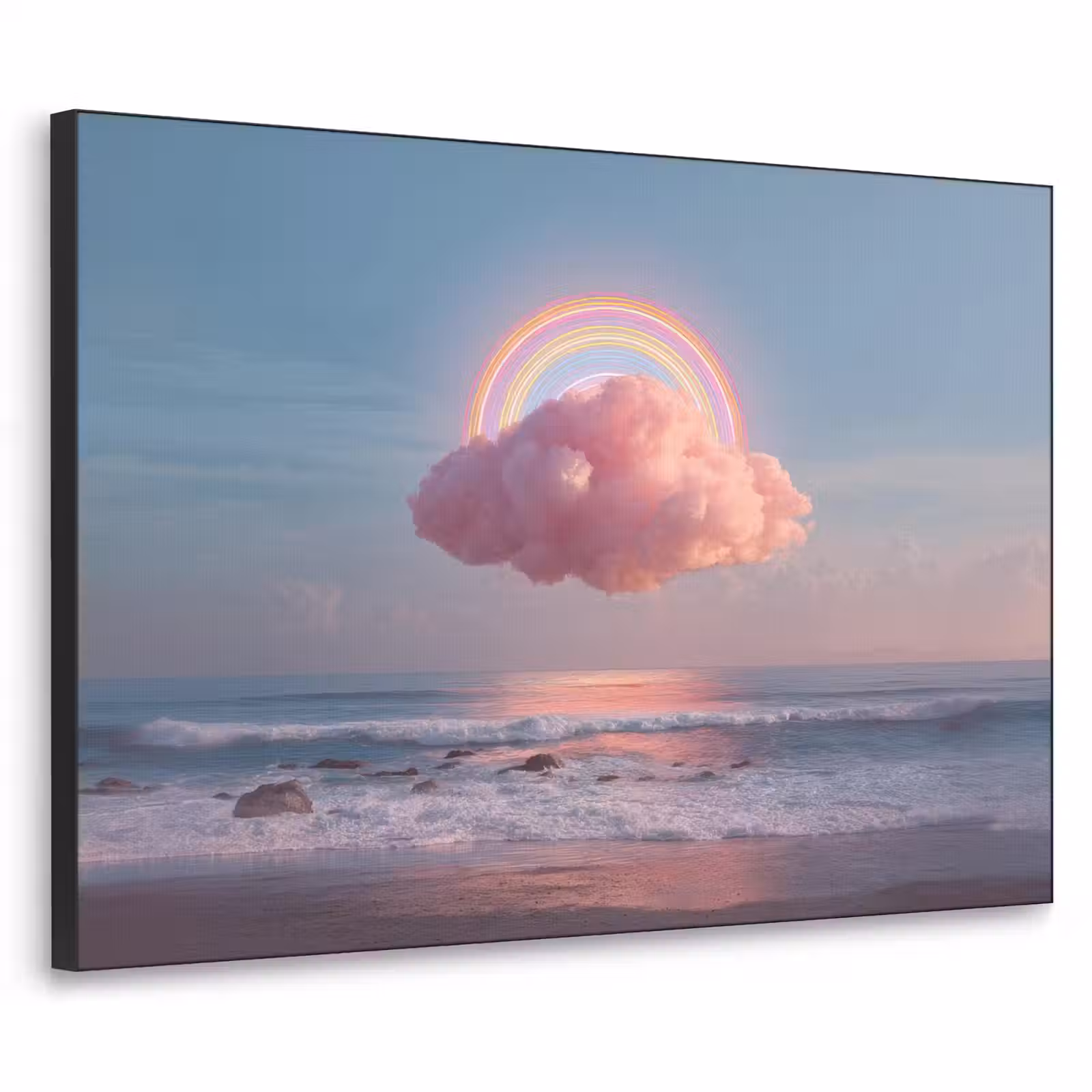 Art Frame - Wolk - Regenboog - Zee — 1