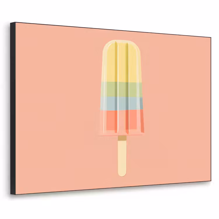 Art Frame - Waterijsje - Pasteltinten - Minimalistisch — 1