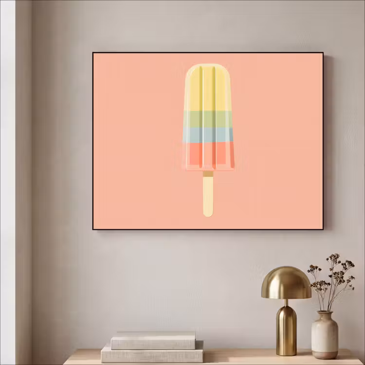 Art Frame - Waterijsje - Pasteltinten - Minimalistisch — 5
