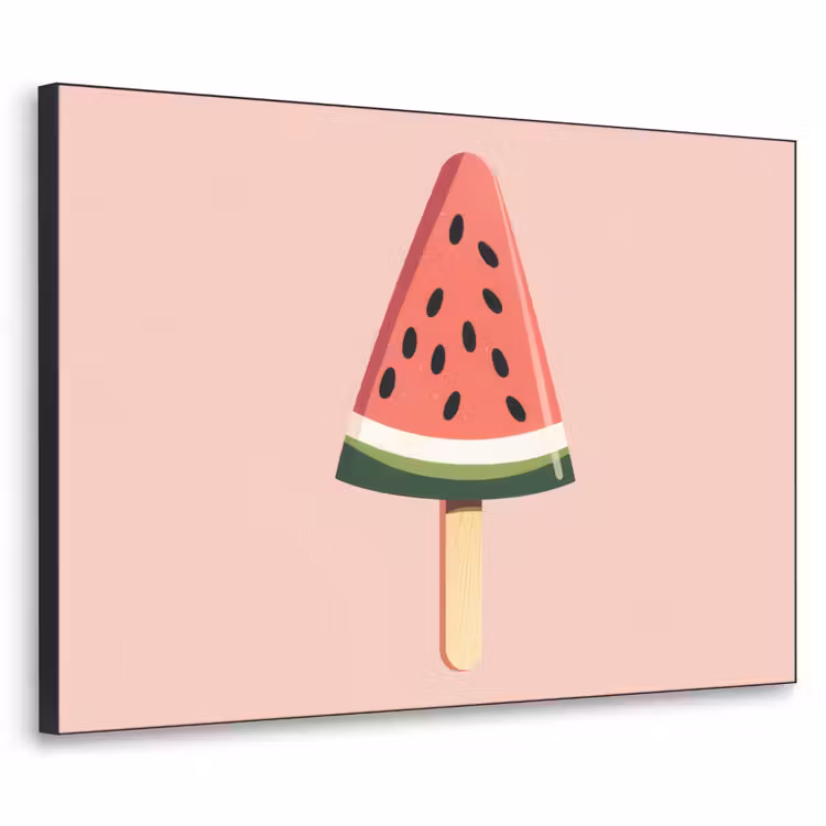 Art Frame - Watermeloen - Ijsje - Pitjes - Rood — 1
