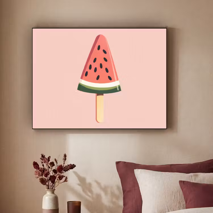 Art Frame - Watermeloen - Ijsje - Pitjes - Rood — 3