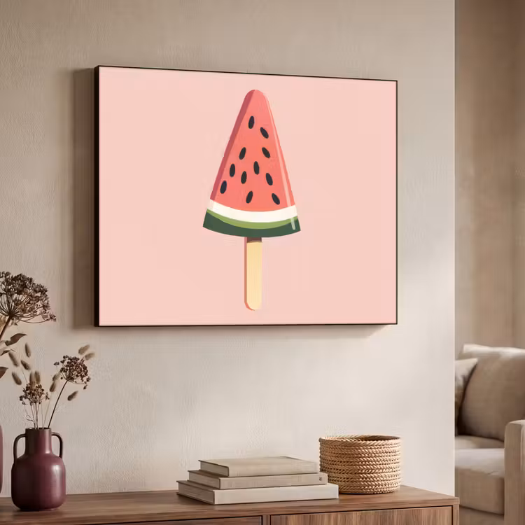 Art Frame - Watermeloen - Ijsje - Pitjes - Rood — 7