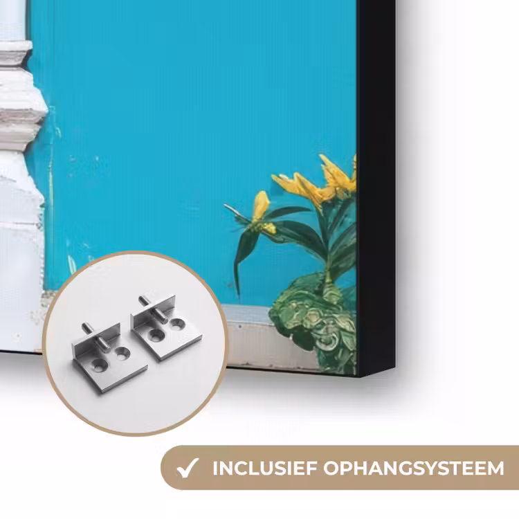 Art Frame - Zuilen - Sierlijke - Deur - Blauw — 6
