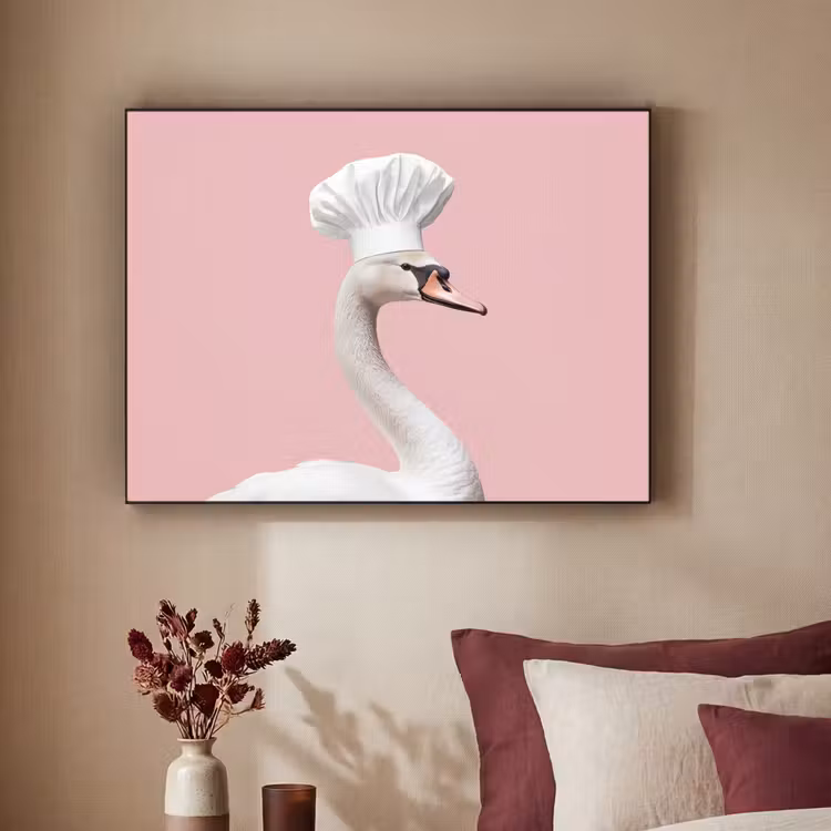 Art Frame - Zwaan - Koksmuts - Mooi - Klassiek — 3