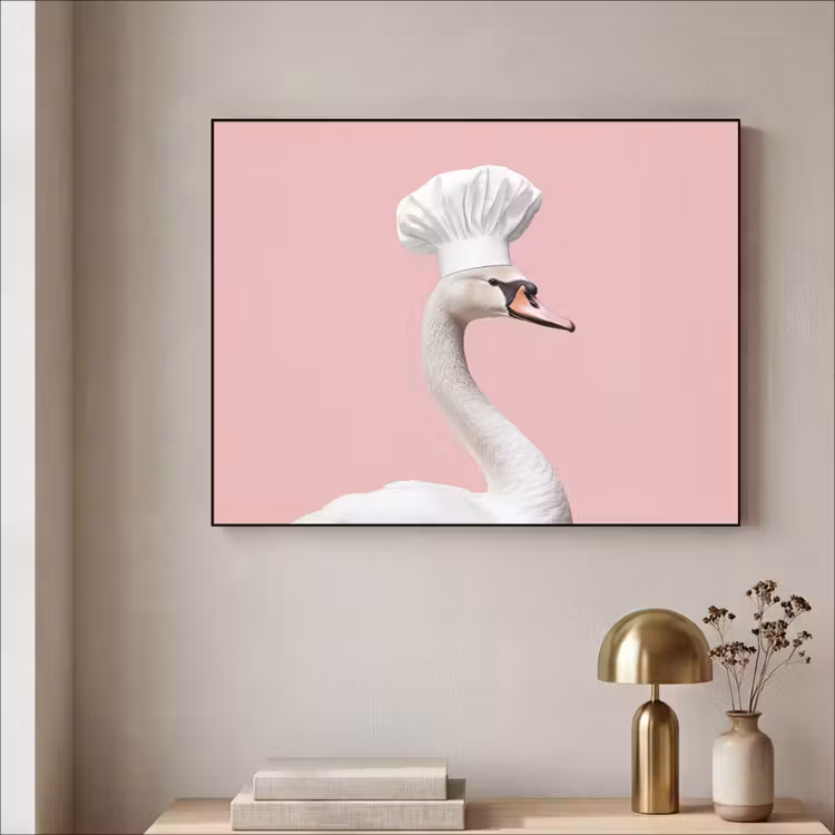 Art Frame - Zwaan - Koksmuts - Mooi - Klassiek — 5