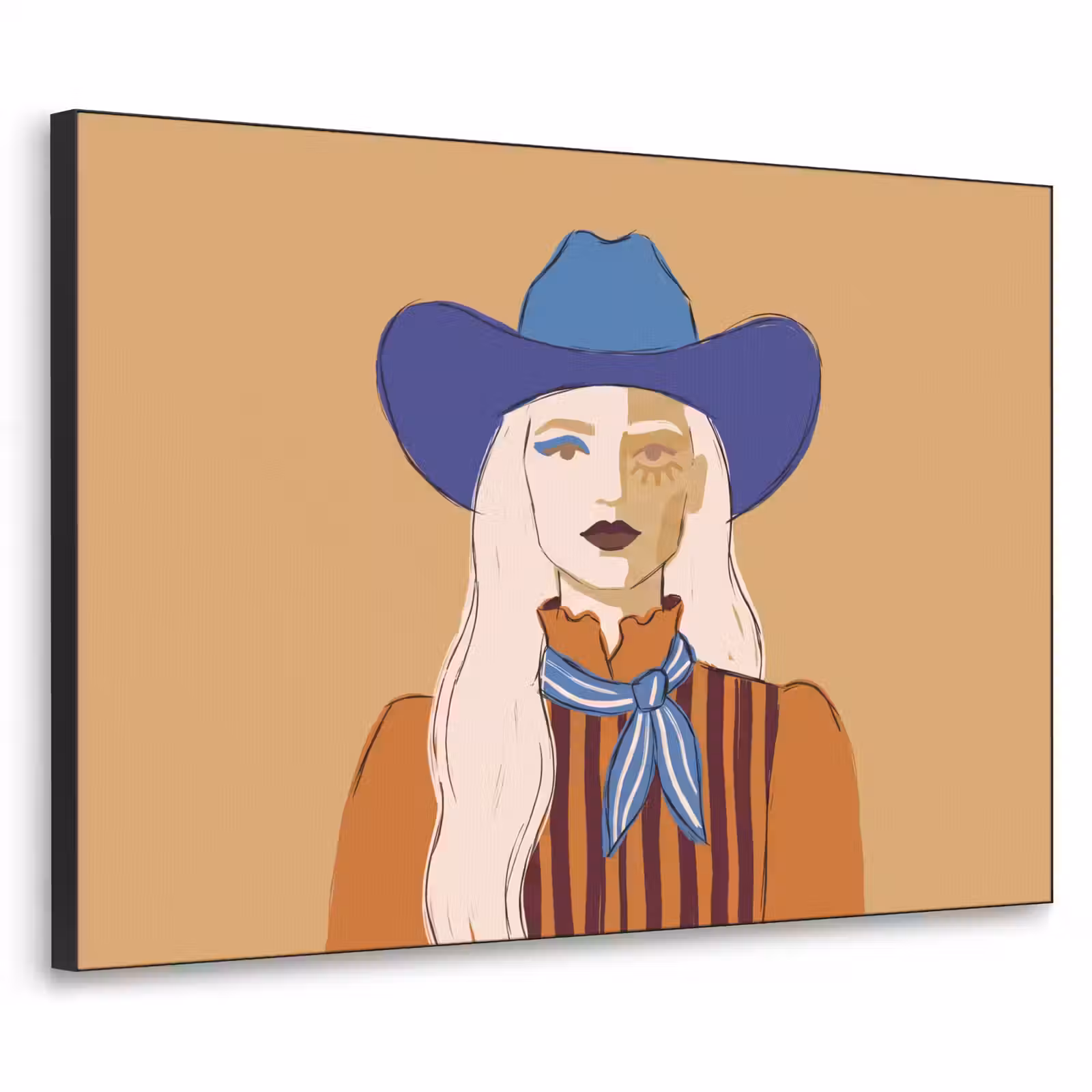 Art Frame - Vrouw - Portret - Abstract - Kleurrijk - Modern — 1