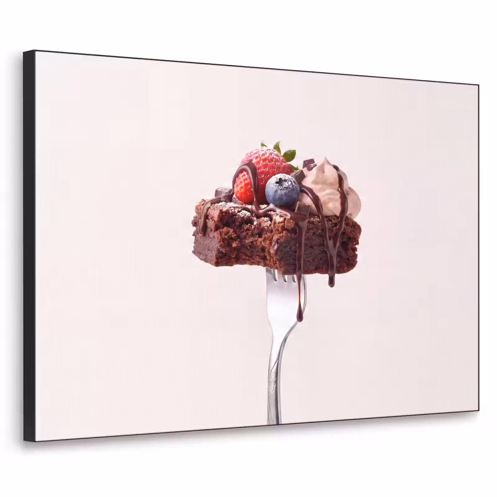 Art Frame - Vork - brownie - aardbei — 1