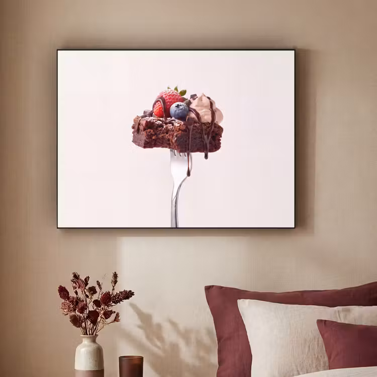 Art Frame - Vork - brownie - aardbei — 3