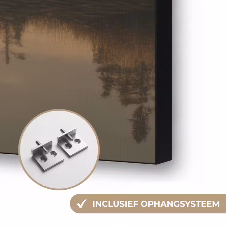 Art Frame - Beer - water - Bos - Ochtendlicht — 6
