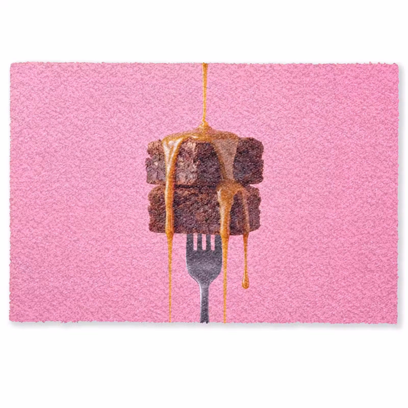Deurmat - Brownie - Karamel - Eten — 1