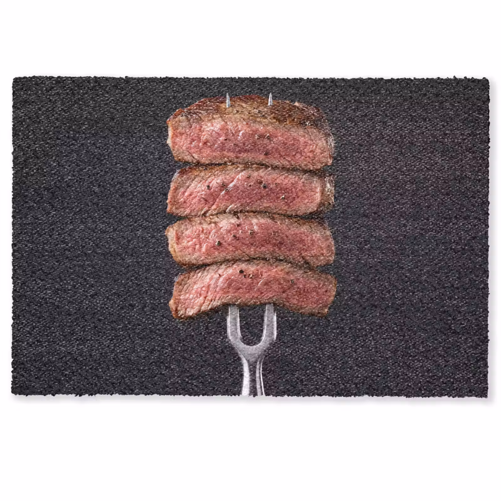 Deurmat - Eten - Rosé - Vork — 1