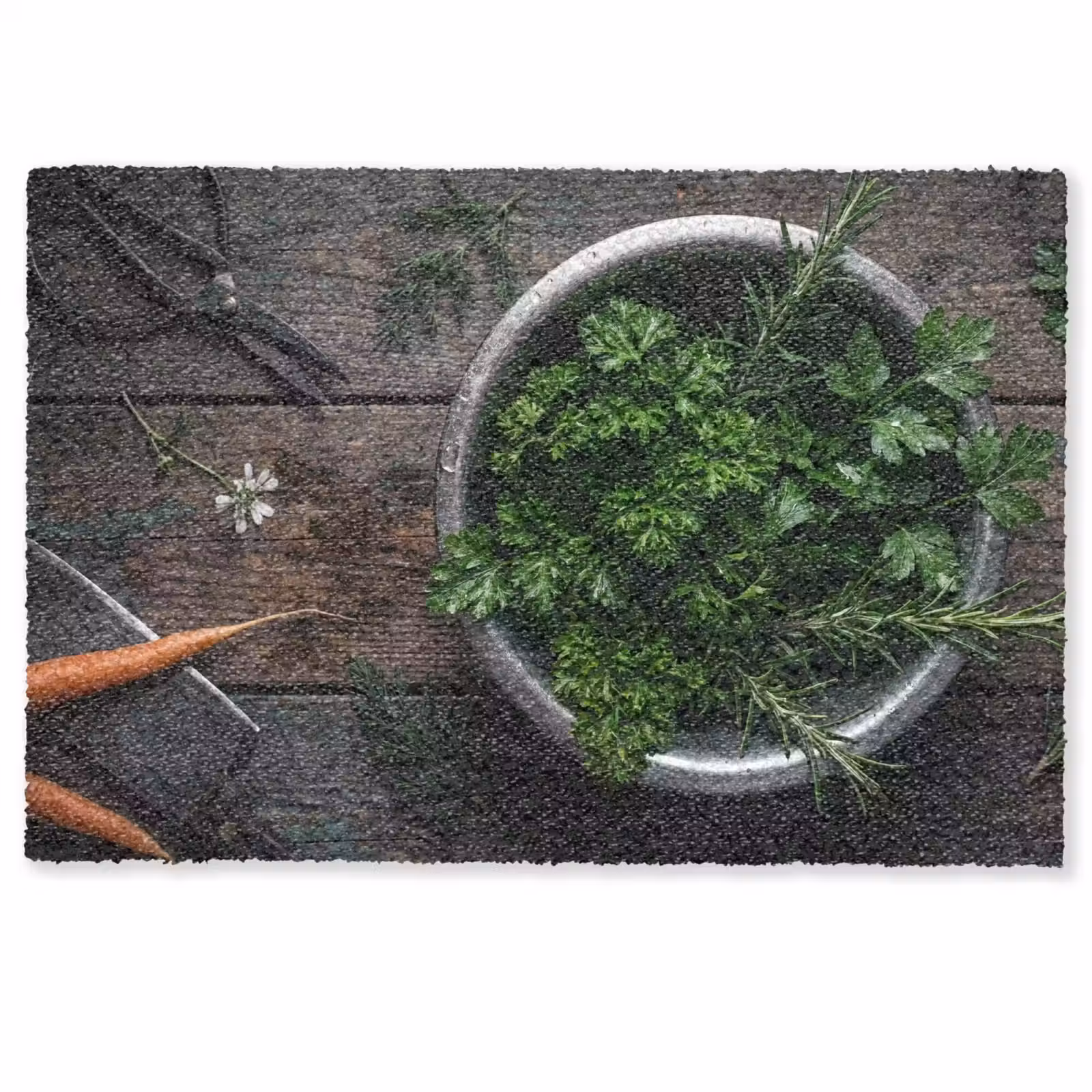 Deurmat - Groenten - Hout - Eten — 1