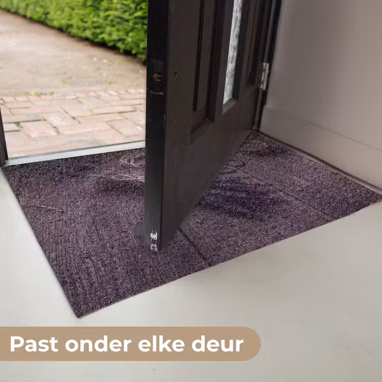 Deurmat - Bloemen - Rustiek - Paars — 7