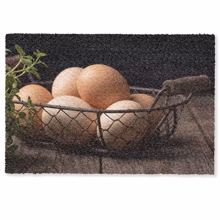 Deurmat - Eieren - Mand - Eten — 1