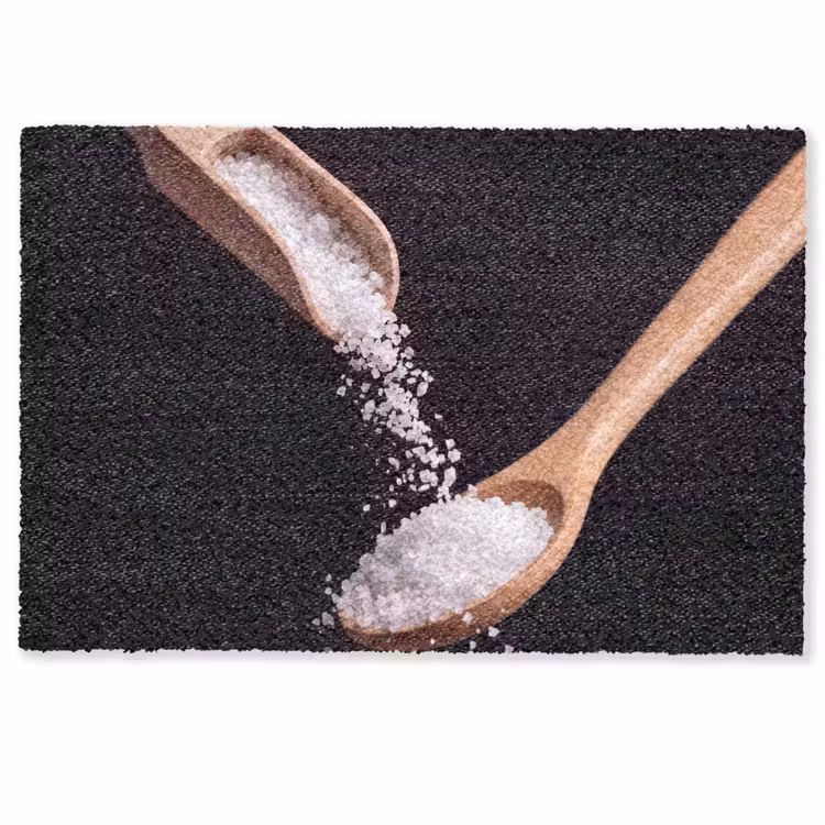 Deurmat - Eten - Zout - Hout — 1