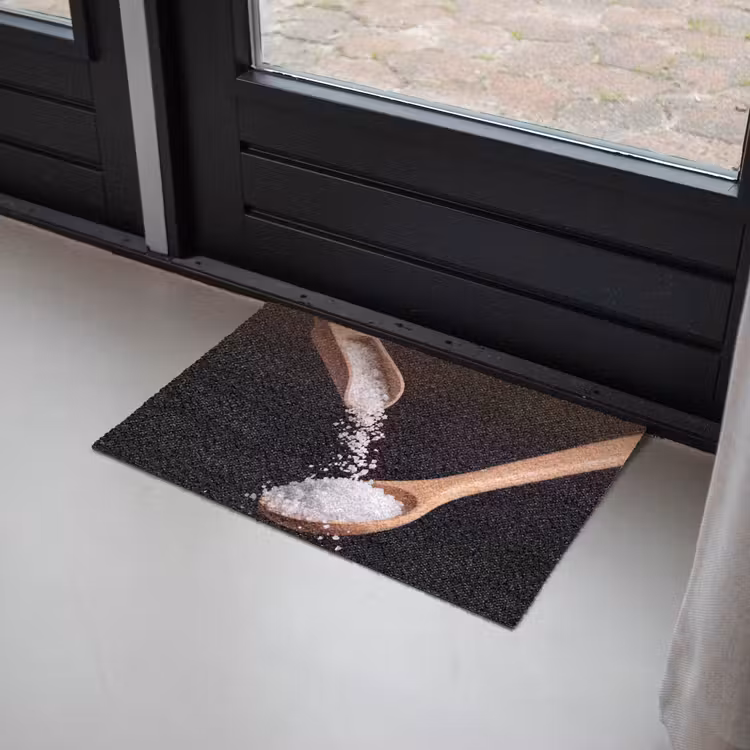 Deurmat - Eten - Zout - Hout — 2