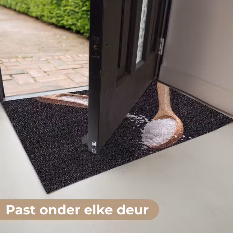Deurmat - Eten - Zout - Hout — 7