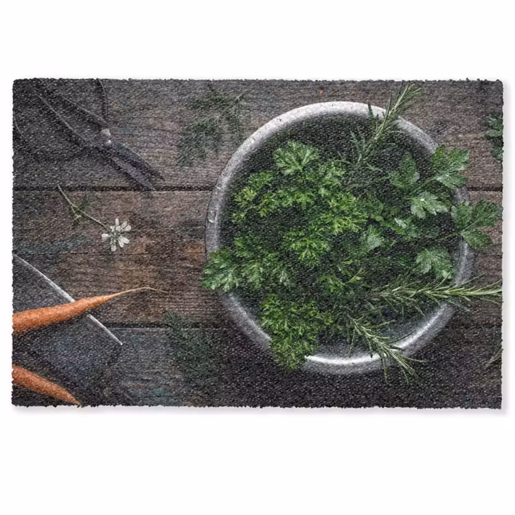Deurmat - Groenten - Hout - Eten — 1