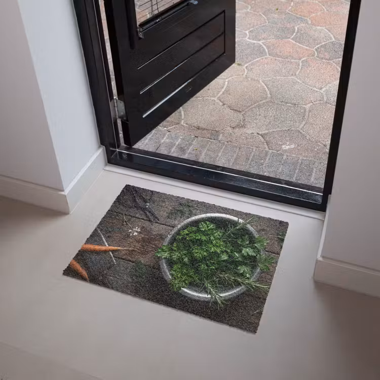 Deurmat - Groenten - Hout - Eten — 4