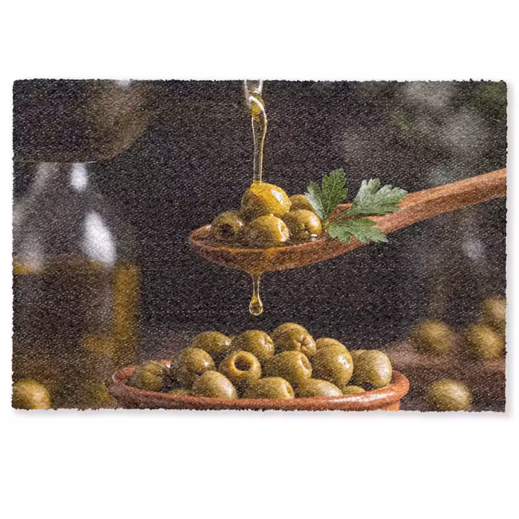 Deurmat - Olijven - Olijfolie - Eten — 1