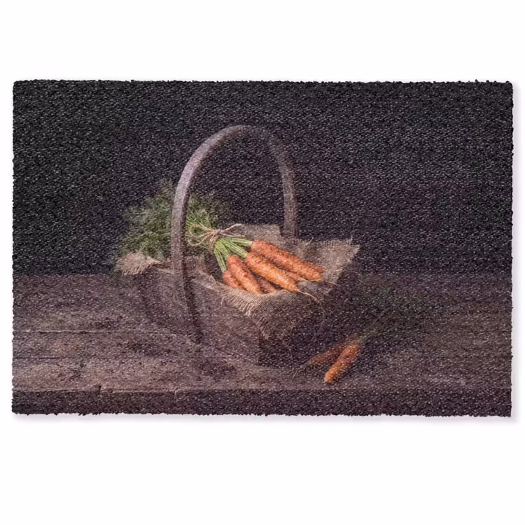Deurmat - Wortels - Mand - Eten — 1