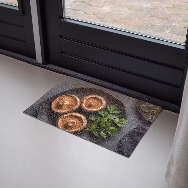 Deurmat - Paddestoelen - Kruiden - Eten — 2