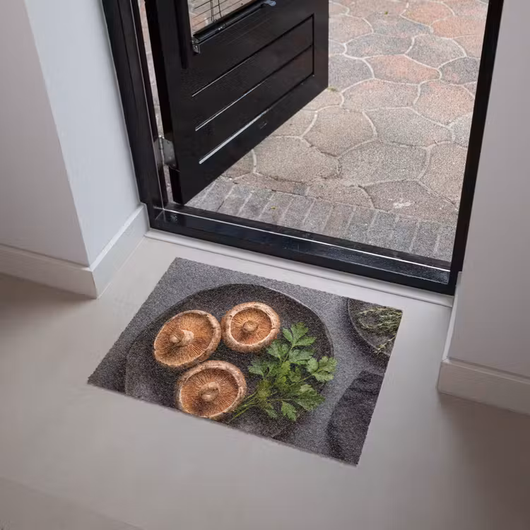 Deurmat - Paddestoelen - Kruiden - Eten — 4