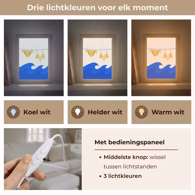 Gepersonaliseerde Lightbox - Zwemkleding - Zee - Zomer - Illustratie - Geel — 6