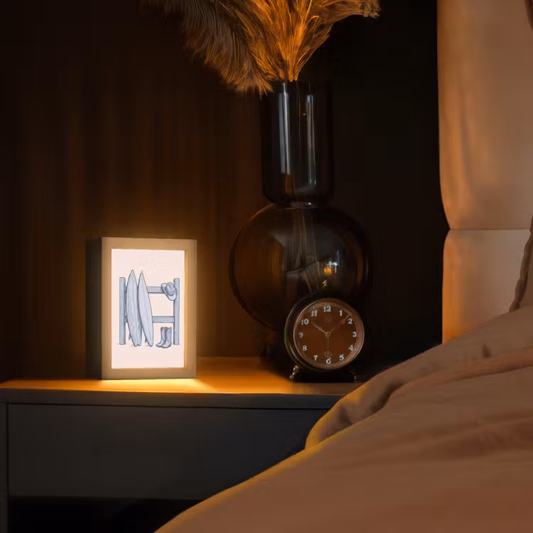 Gepersonaliseerde Lightbox - Recreatie - Kleding - Avontuur - Illustratie - Zomer — 2