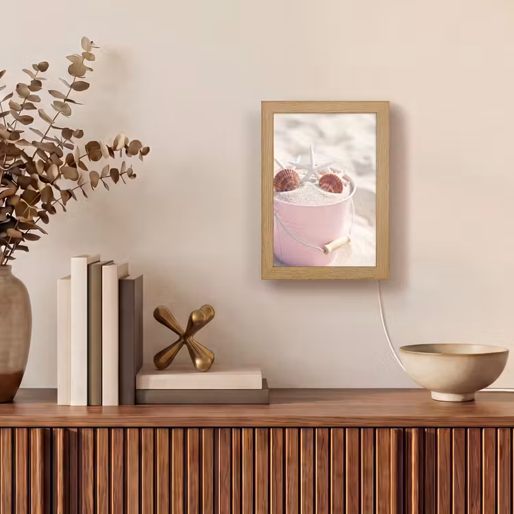Gepersonaliseerde Lightbox - Strand - Schelpen - Zomer - Roze - Decoratie — 4