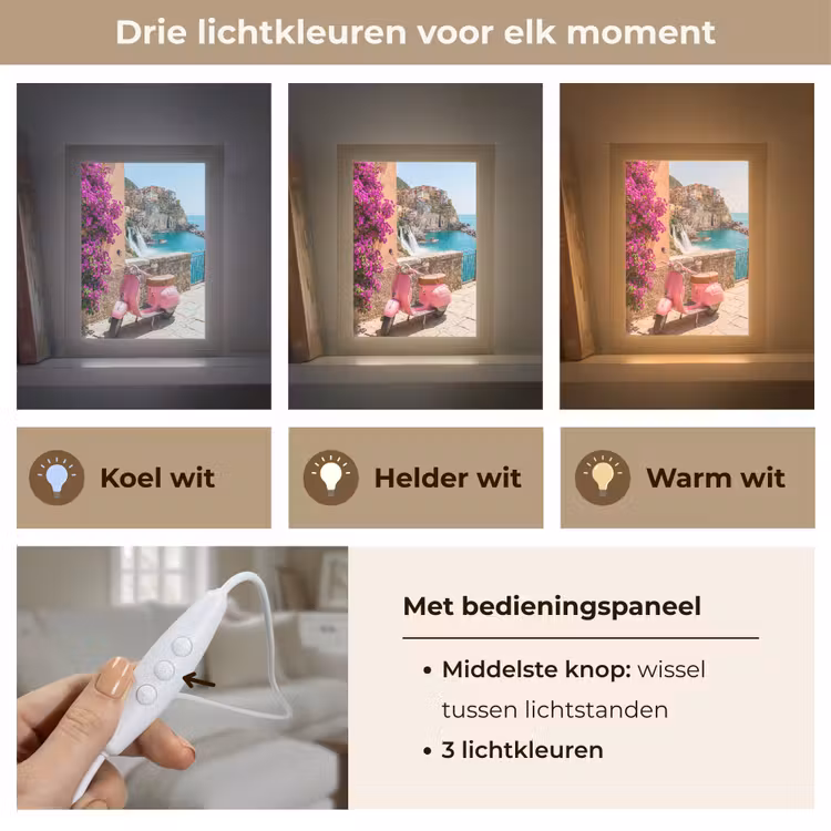 Gepersonaliseerde Lightbox - Voertuig - Roze - Kust - Zomer - Reizen — 6