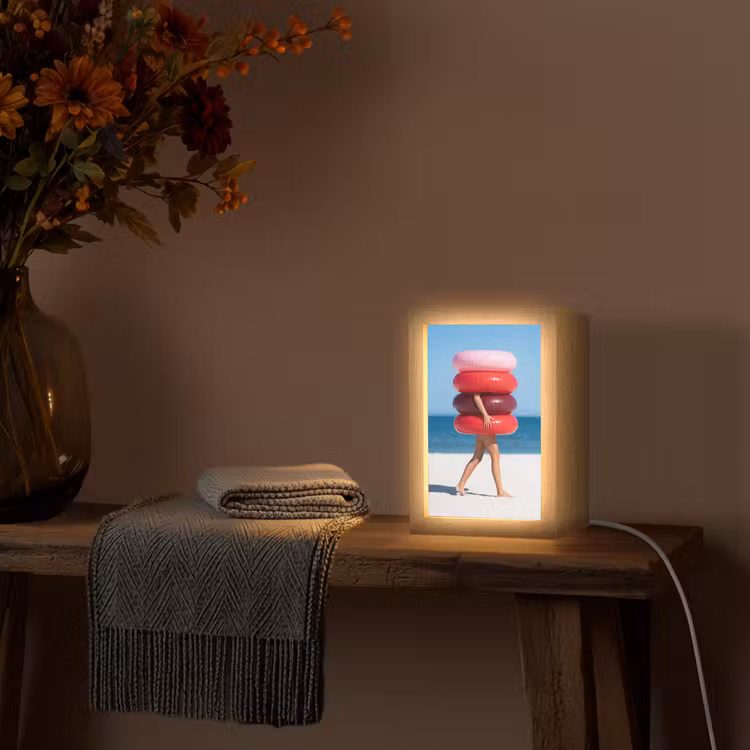 Gepersonaliseerde Lightbox - Mensen - Strand - Zomer - Recreatie - Kleurrijk — 3