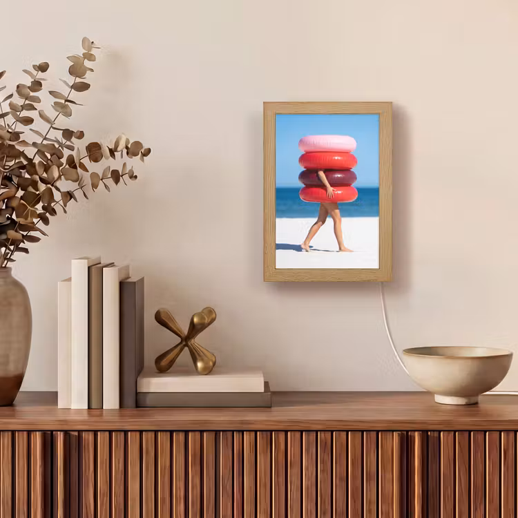 Gepersonaliseerde Lightbox - Mensen - Strand - Zomer - Recreatie - Kleurrijk — 4