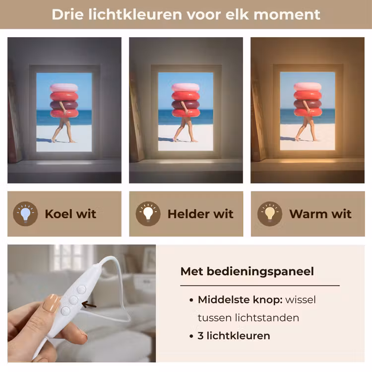 Gepersonaliseerde Lightbox - Mensen - Strand - Zomer - Recreatie - Kleurrijk — 6