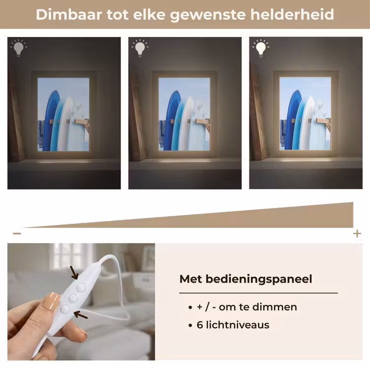 Gepersonaliseerde Lightbox - Surfplank - Strand - Zomer - Blauw - Water — 8