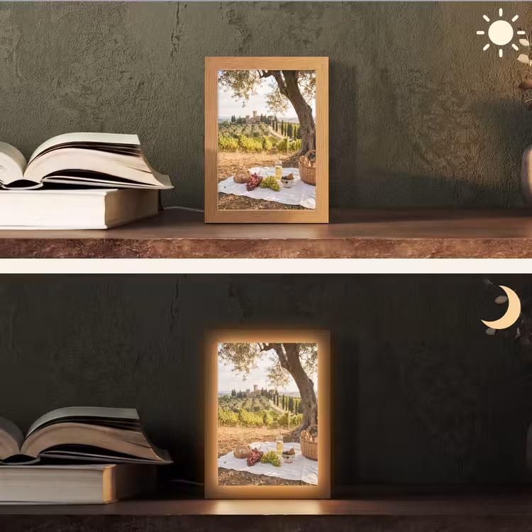 Gepersonaliseerde Lightbox - Picknick - Wijngaard - Landschap - Zomer - Eten — 5