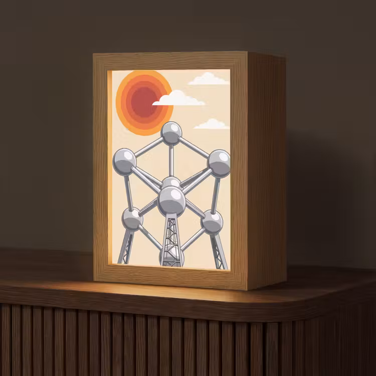 Gepersonaliseerde Lightbox - Architectuur - Geometrie - Stad - Modern - Grijs — 1