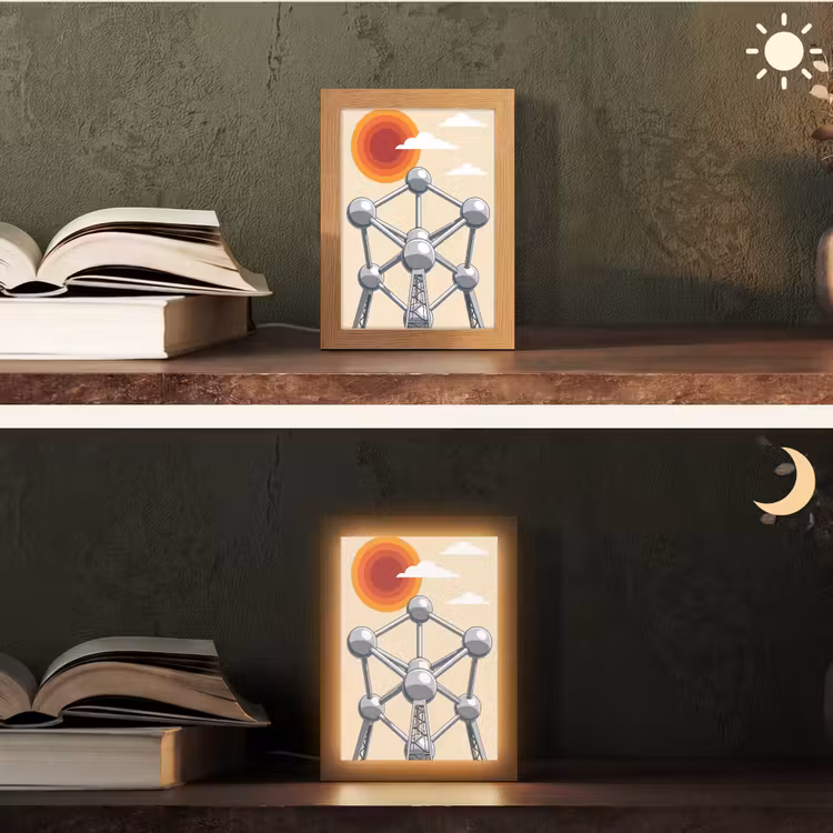 Gepersonaliseerde Lightbox - Architectuur - Geometrie - Stad - Modern - Grijs — 5