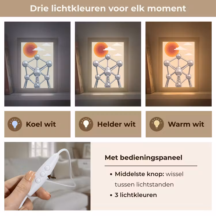 Gepersonaliseerde Lightbox - Architectuur - Geometrie - Stad - Modern - Grijs — 6