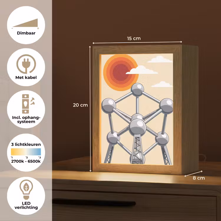 Gepersonaliseerde Lightbox - Architectuur - Geometrie - Stad - Modern - Grijs — 7