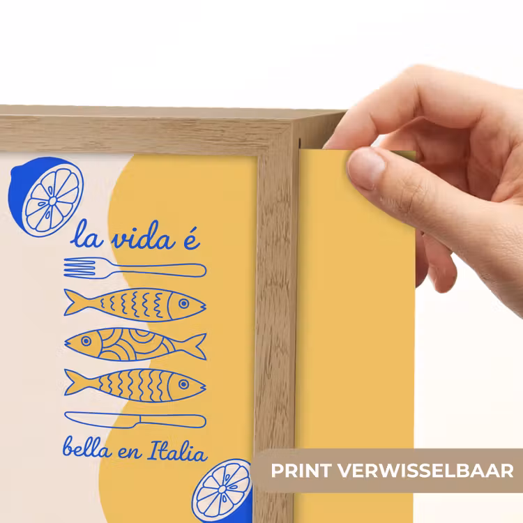 Lightbox - Wandlamp - Italië - Eten - Citroen - Vis - Grafisch — 6