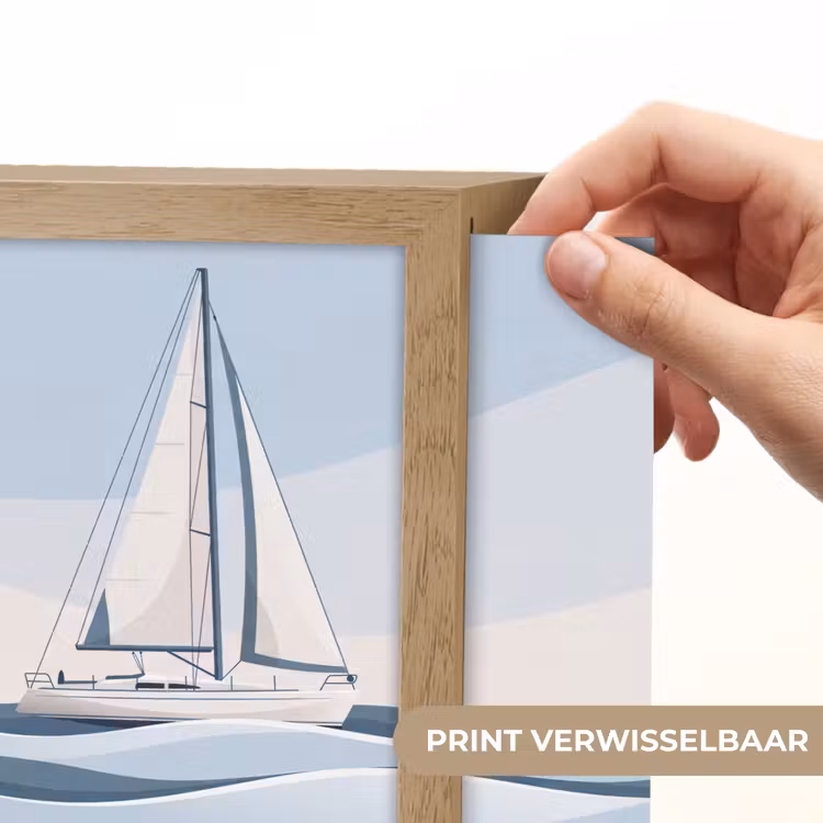Lightbox - Wandlamp - Boot - Zeil - Zee - Modern - Beige — 6
