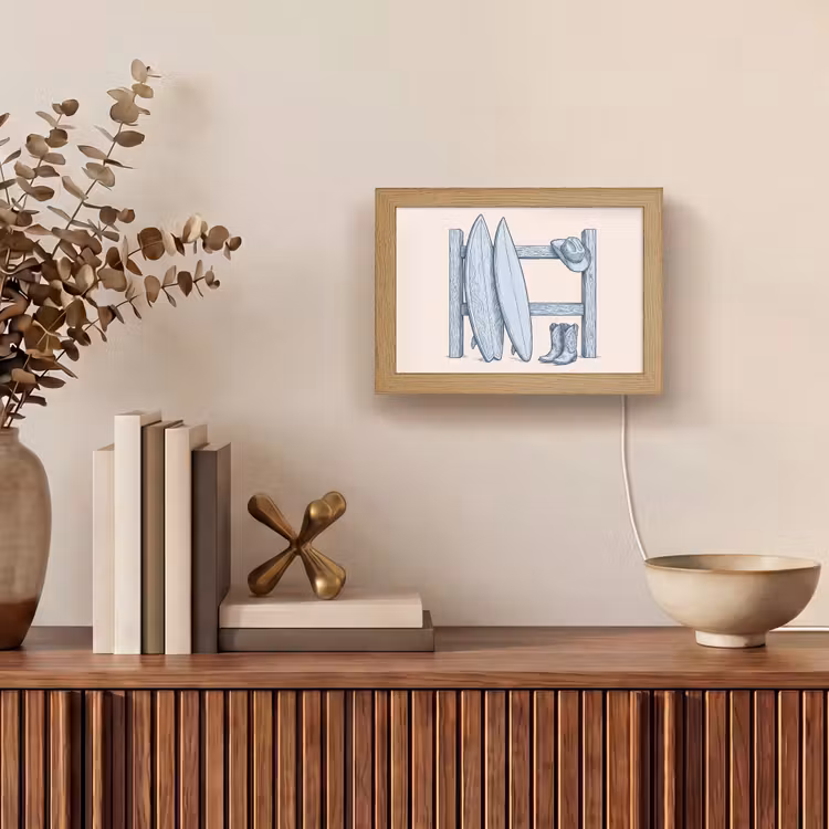 Lightbox - Wandlamp - Recreatie - Kleding - Avontuur - Illustratie - Zomer — 4