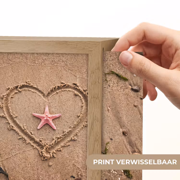 Lightbox - Wandlamp - Dieren - Hart - Strand - Zand - Roze — 6